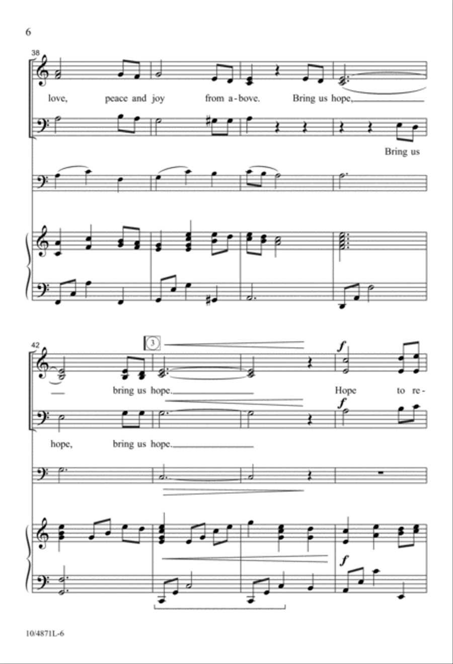 Bring Us Hope 3-Part scores gallery preview page 6