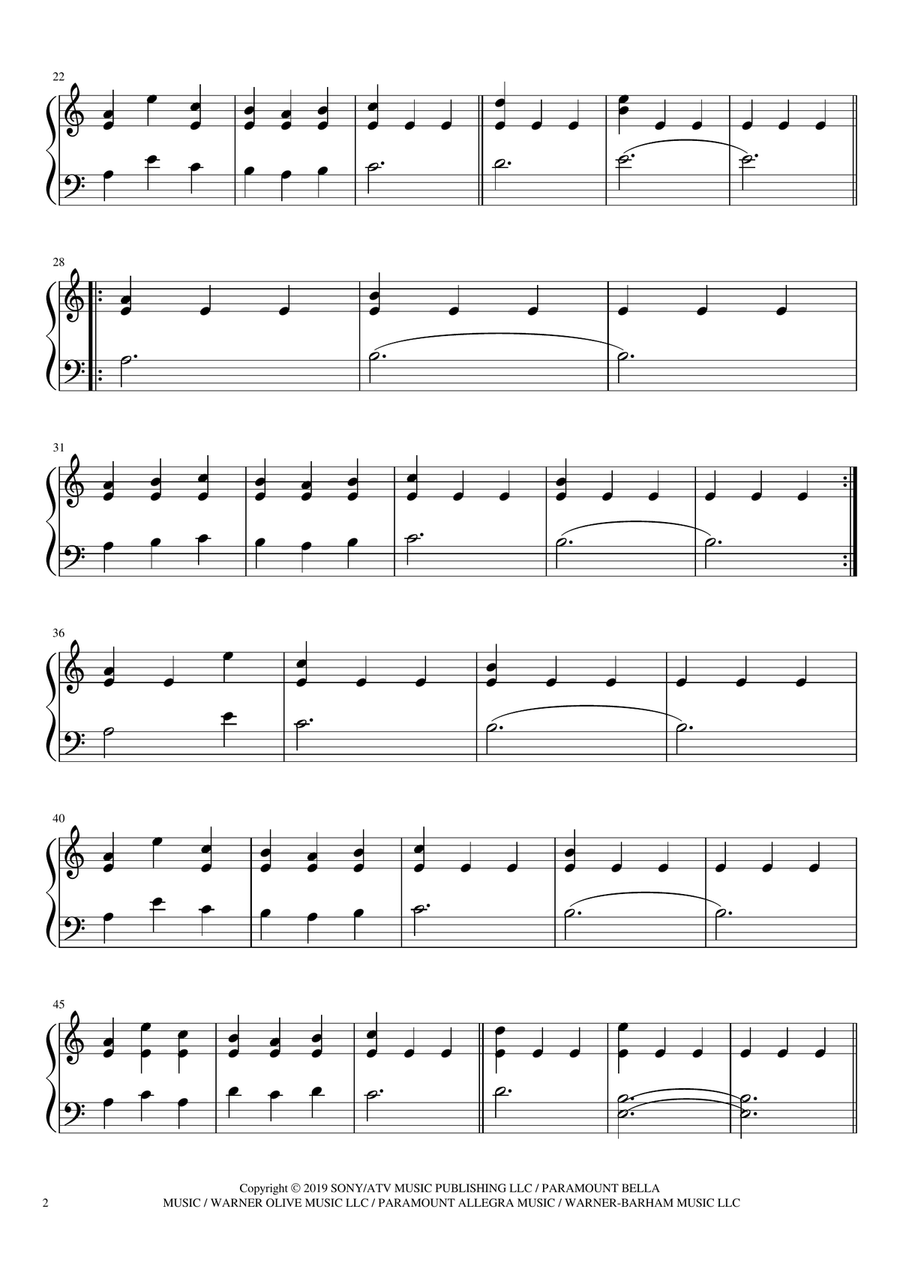 Interstellar Harp scores gallery preview page 6
