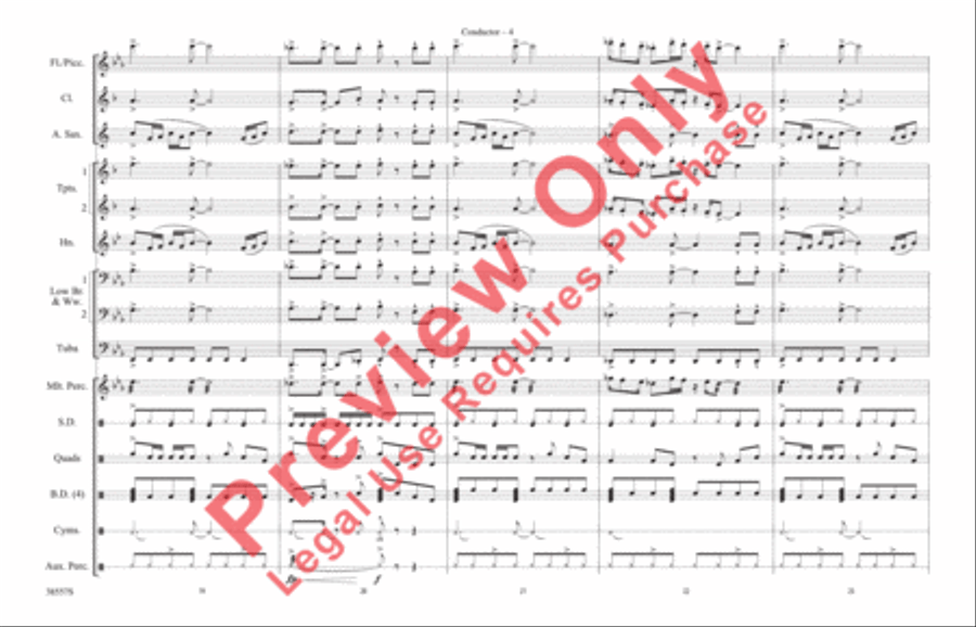 Soul Man Soul Man Marching Band scores gallery preview page 5