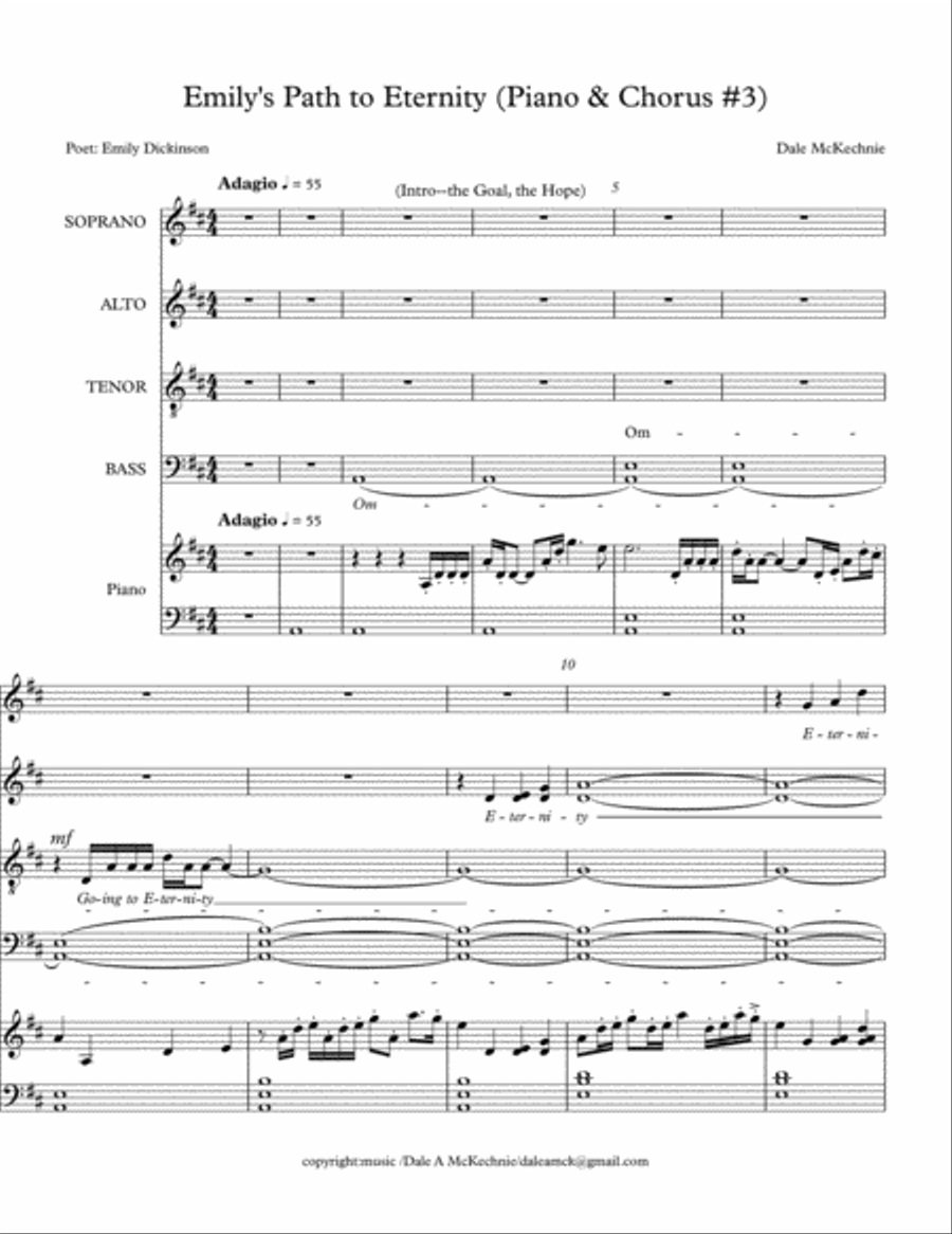 Emily's Path to Eternity Emily's Path to Eternity Small Ensemble scores gallery preview page 1