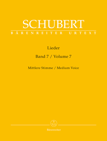 Lieder, Volume 7 (Medium voice)