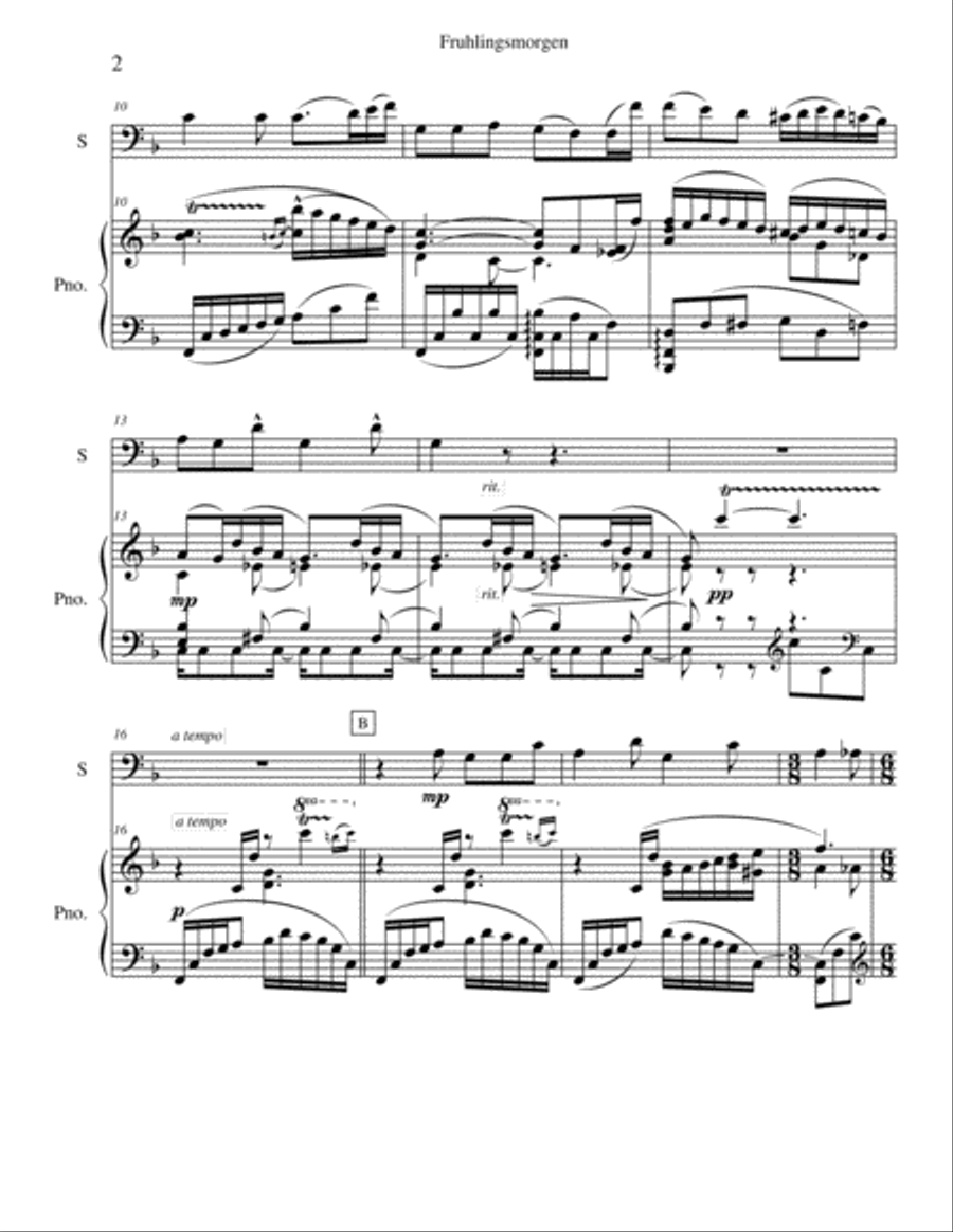 Lieder und Gesange - cello and piano Piano scores gallery preview page 4
