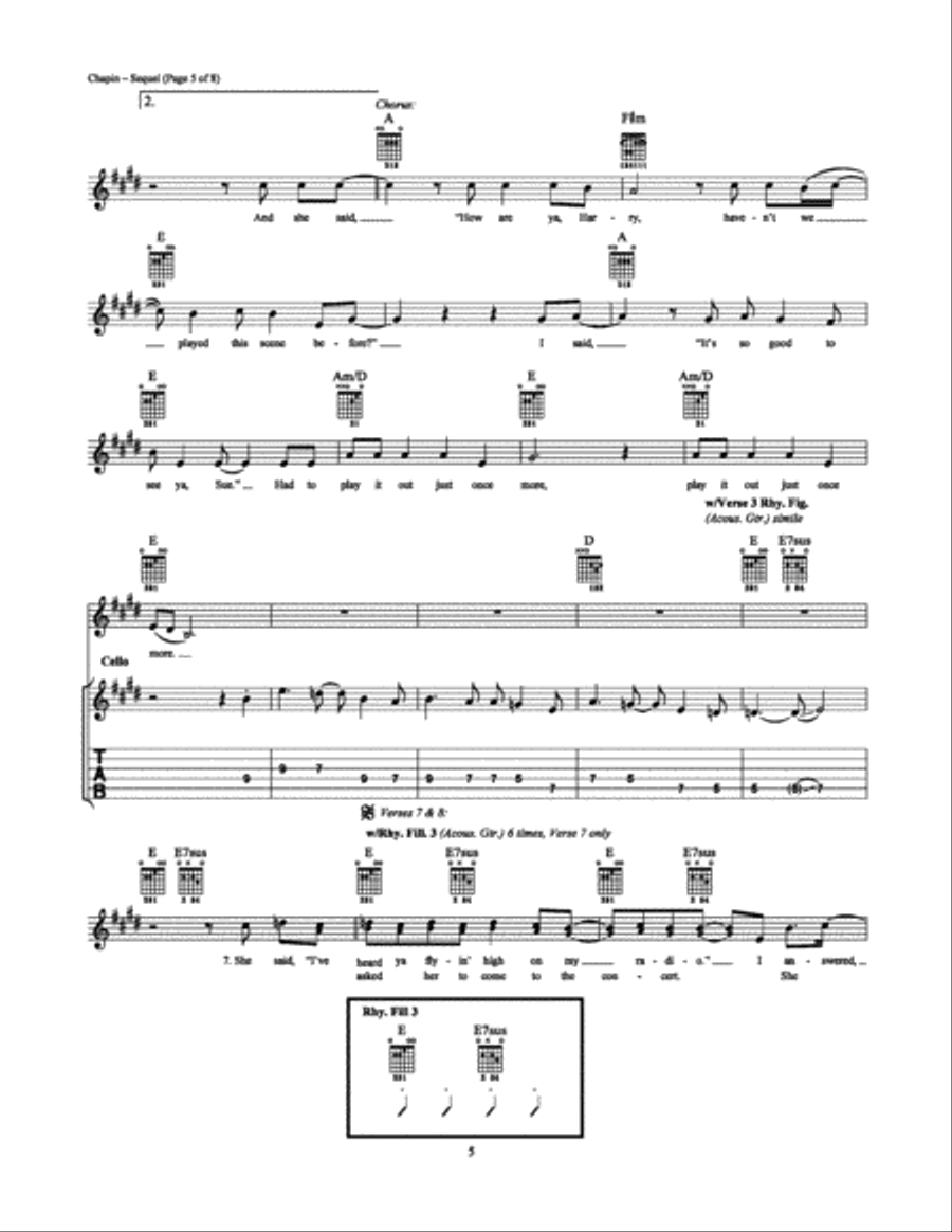 Sequel Electric Guitar scores gallery preview page 5