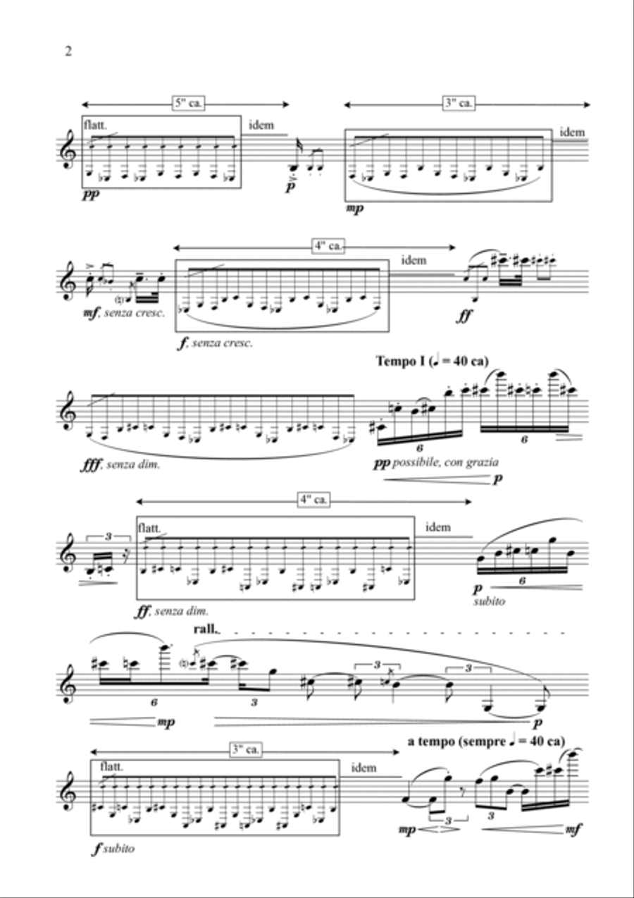 Sonia Bo: SANS MAÎTRE (ES 1018) Bass Clarinet scores gallery preview page 5