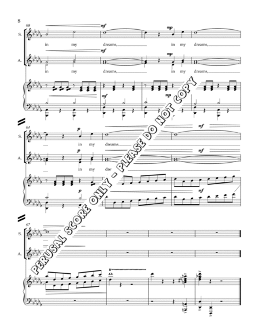 Butterfly Dreams Butterfly Dreams 4-Part scores gallery preview page 8