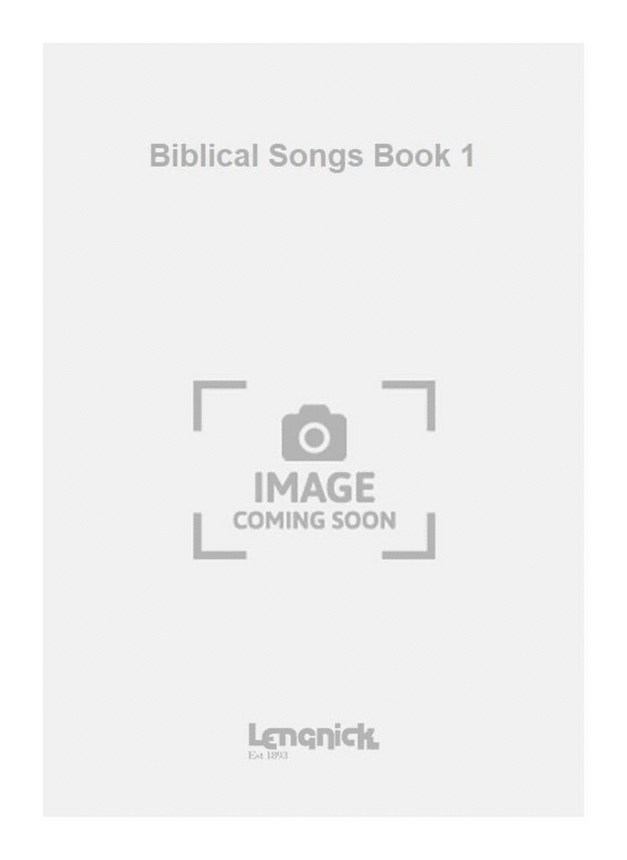 Biblical Songs Book 1