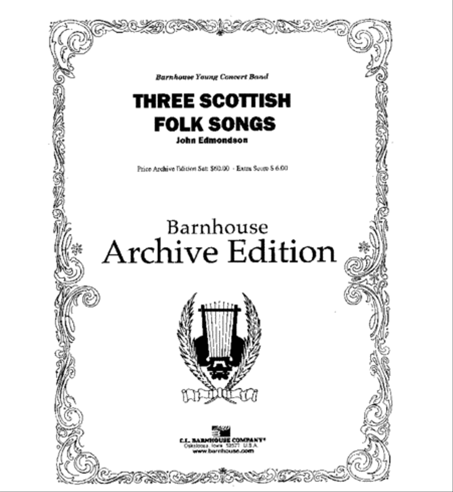 Three Scottish Folk Songs Concert Band scores gallery preview page 2