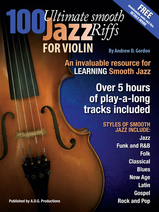 Book cover for 100 Ultimate Smooth Jazz Riffs for Violin