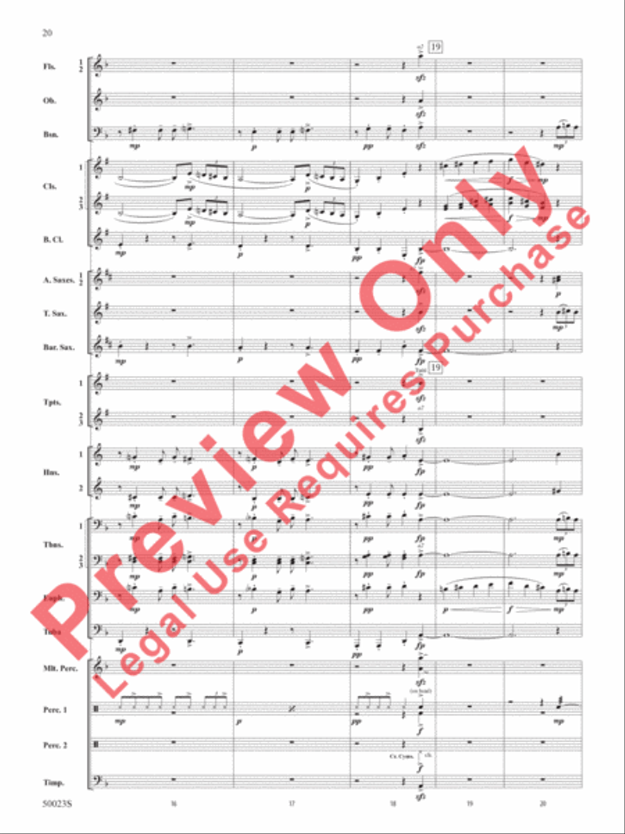 A New Orleans Nutcracker Suite Concert Band scores gallery preview page 21