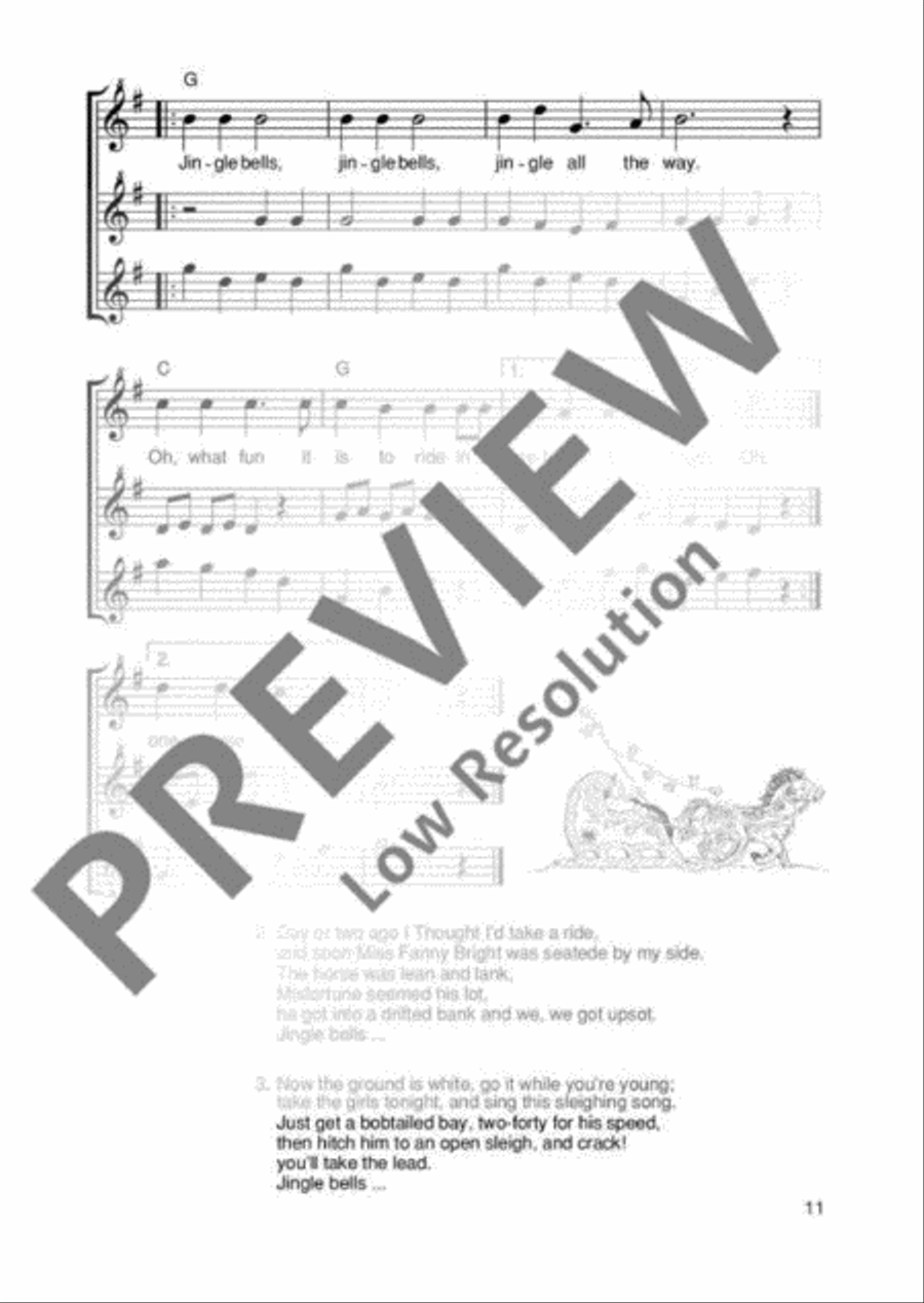 Die schönsten Weihnachtslieder SSA scores gallery preview page 12