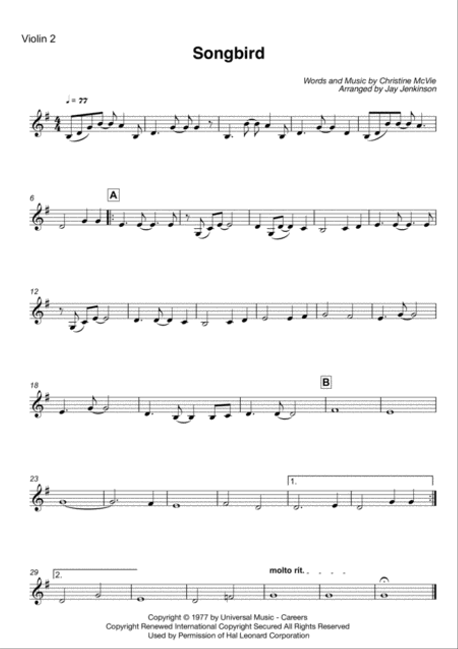 Songbird String Quartet scores gallery preview page 3