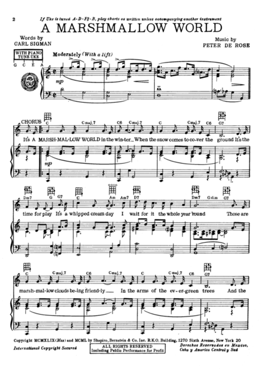 A Marshmallow World Voice scores gallery preview page 2