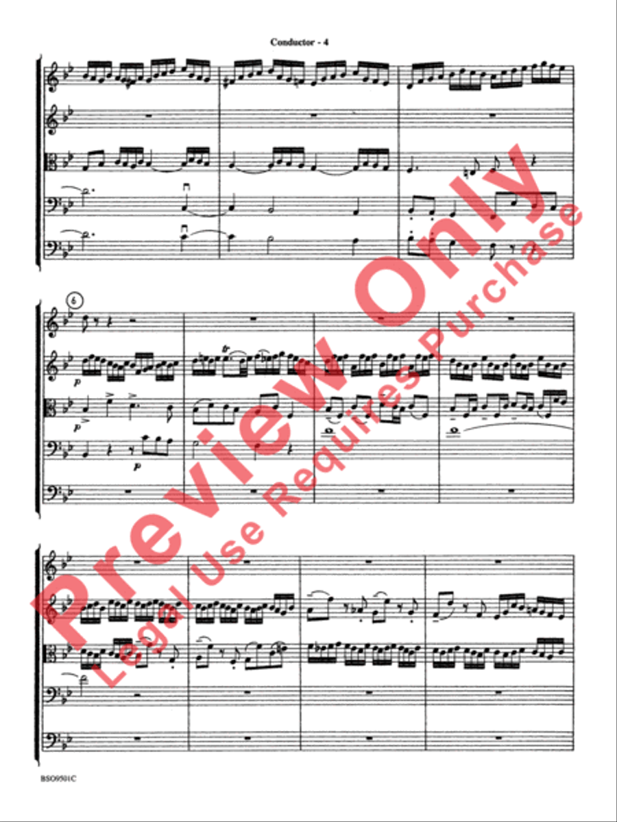 Fugue in G Minor (The Little) String Orchestra scores gallery preview page 6