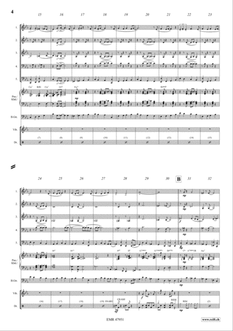 Le Monstre Bazar Woodwind Quintet scores gallery preview page 4