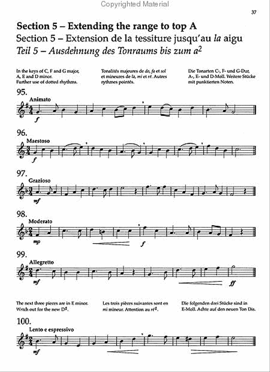 Flute Sight-Reading Flute Solo scores gallery preview page 4