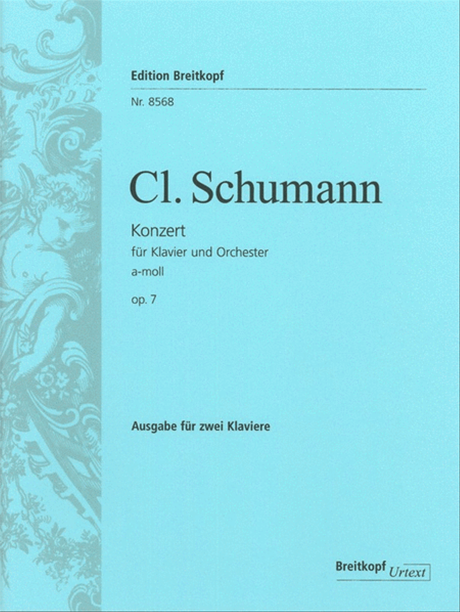 Piano Concerto in A minor Op. 7 Piano scores gallery preview page 1