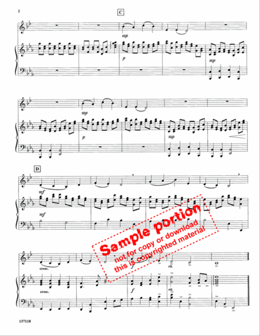 For The Beauty Of The Earth Flute scores gallery preview page 3