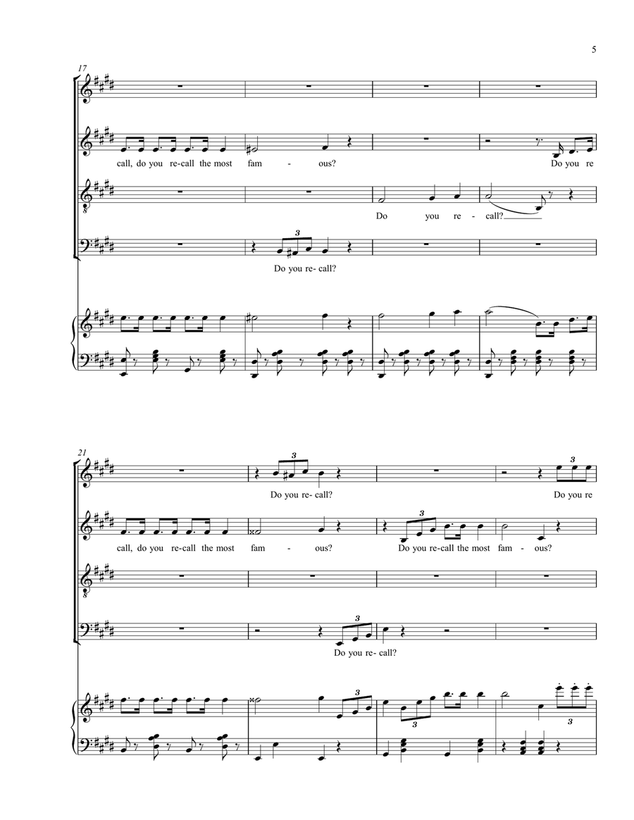 Reindeer Cantata Reindeer Cantata 4-Part scores gallery preview page 5