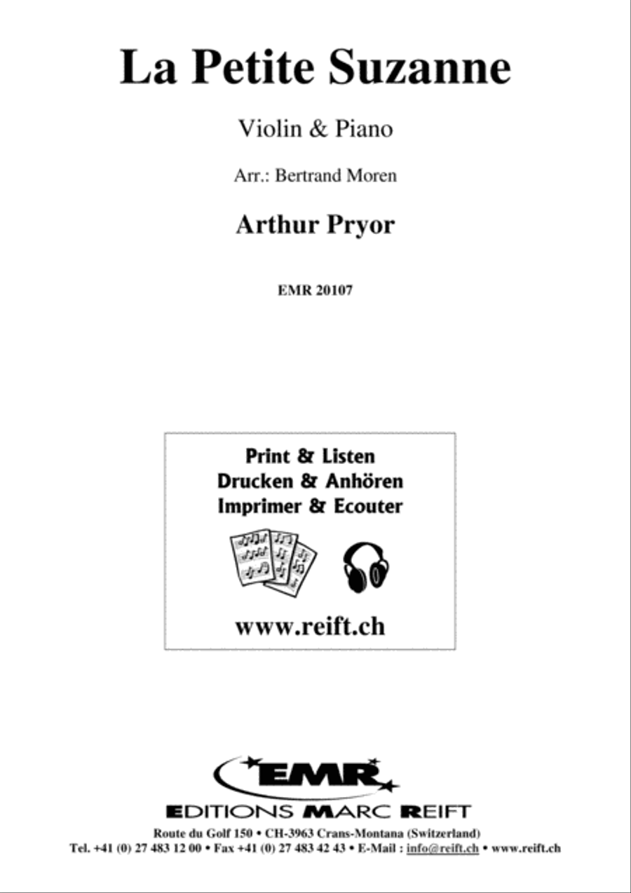 La Petite Suzanne La Petite Suzanne Violin Solo scores gallery preview page 1