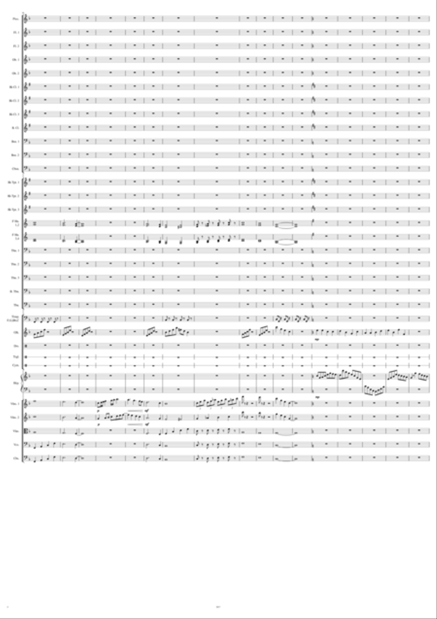 The Asteroid Belt The Asteroid Belt Full Orchestra scores gallery preview page 4