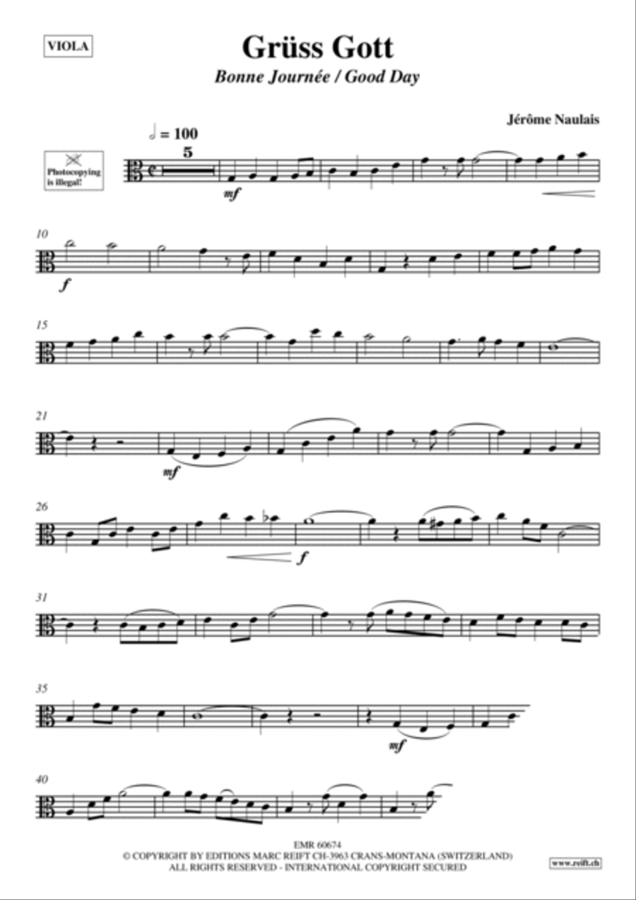 Gruss Gott Gruss Gott Piano Accompaniment scores gallery preview page 4