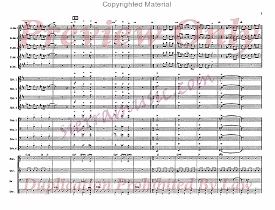 St. Thomas Big Band scores gallery preview page 6