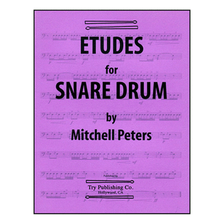Book cover for Etudes for Snare Drum