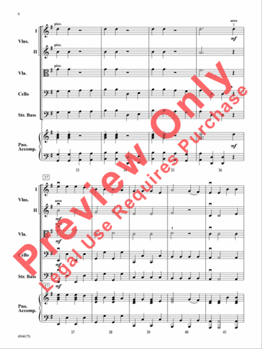 On the Open Seas String Orchestra scores gallery preview page 7