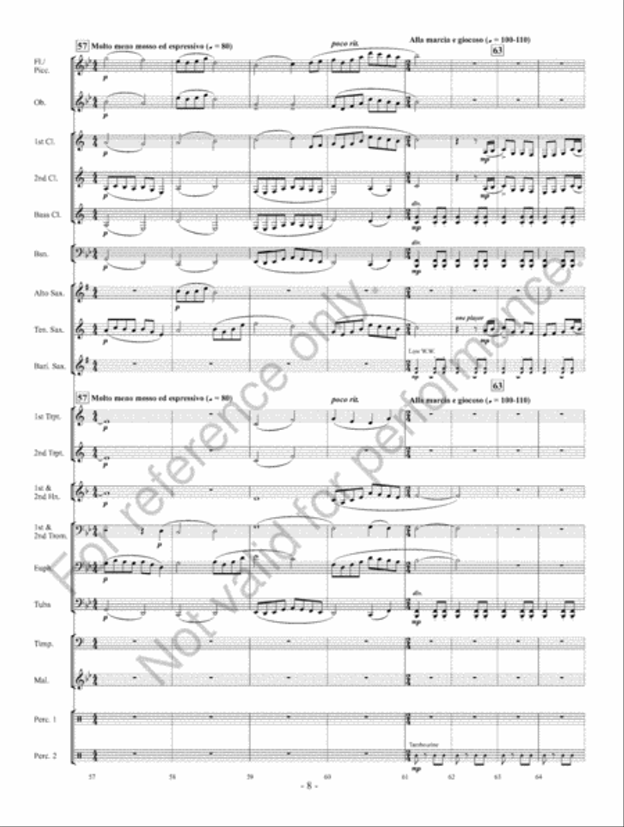 A Pirate's Tale A Pirate's Tale Concert Band scores gallery preview page 9
