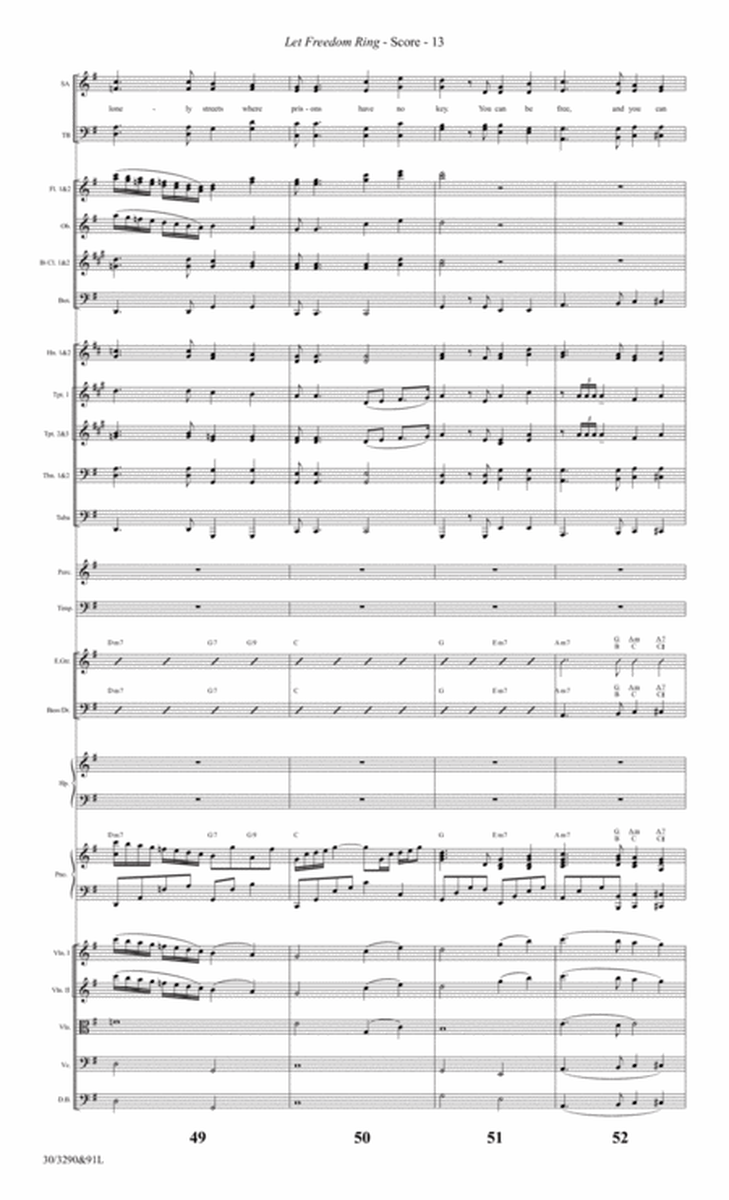 Let Freedom Ring - Orchestral Score and Parts image number null