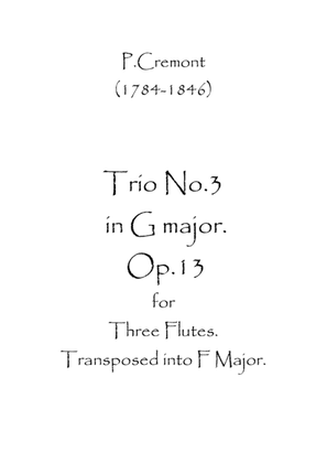 Trio No.3 in G maj. Op.13