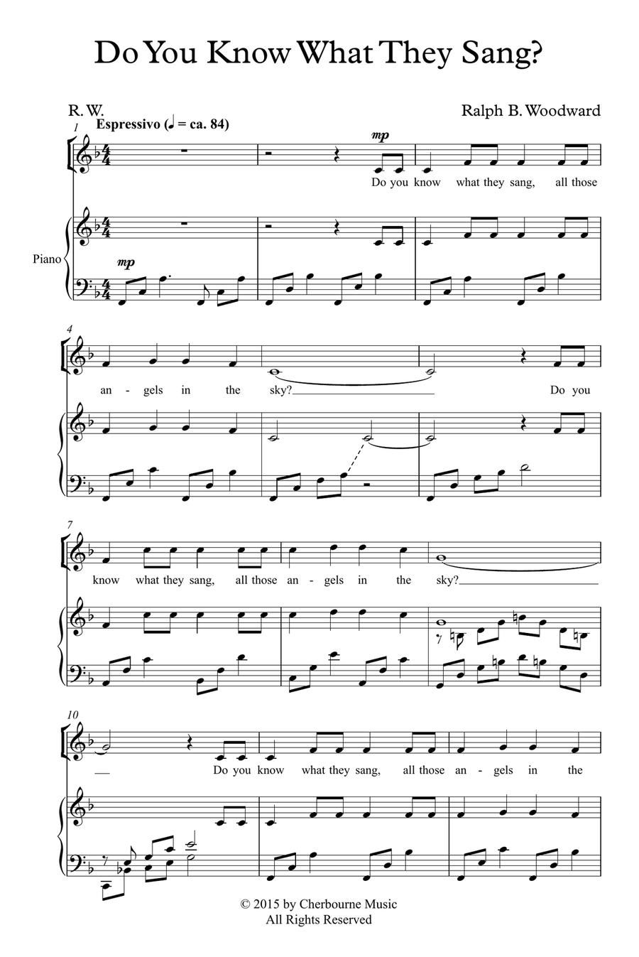 Do You Know What They Sang? 4-Part scores gallery preview page 2