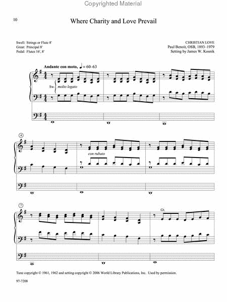 Musica Sacra: Easy Hymn Preludes for Organ, Vol. 6 image number null