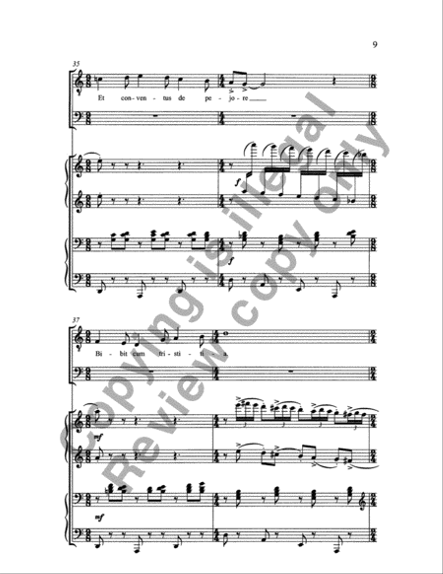 Carmina Juventutis: Drinking Song (Vinum bonum) TTBB scores gallery preview page 8