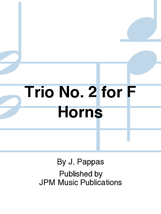 Book cover for Trio No. 2 for F Horns