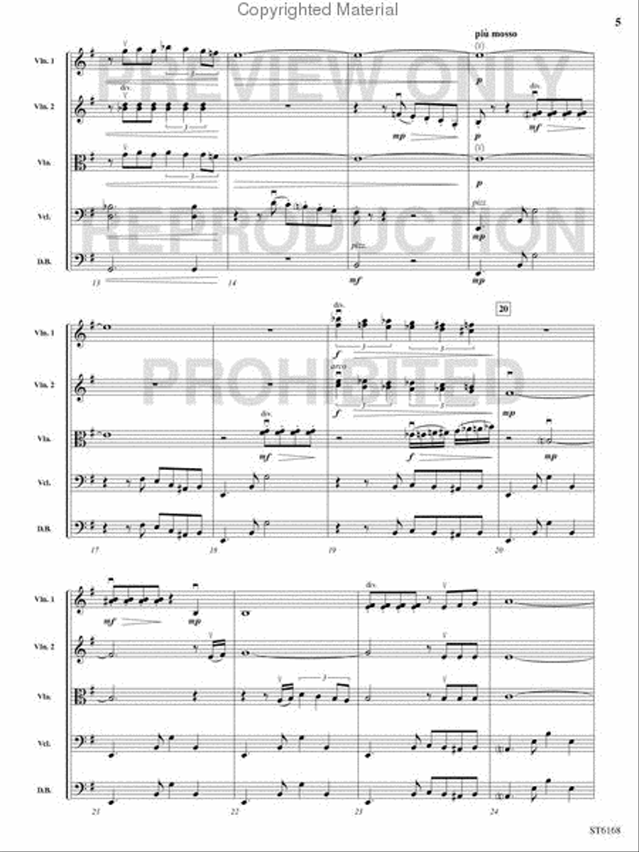 Phantom Tangos Phantom Tangos String Orchestra scores gallery preview page 3