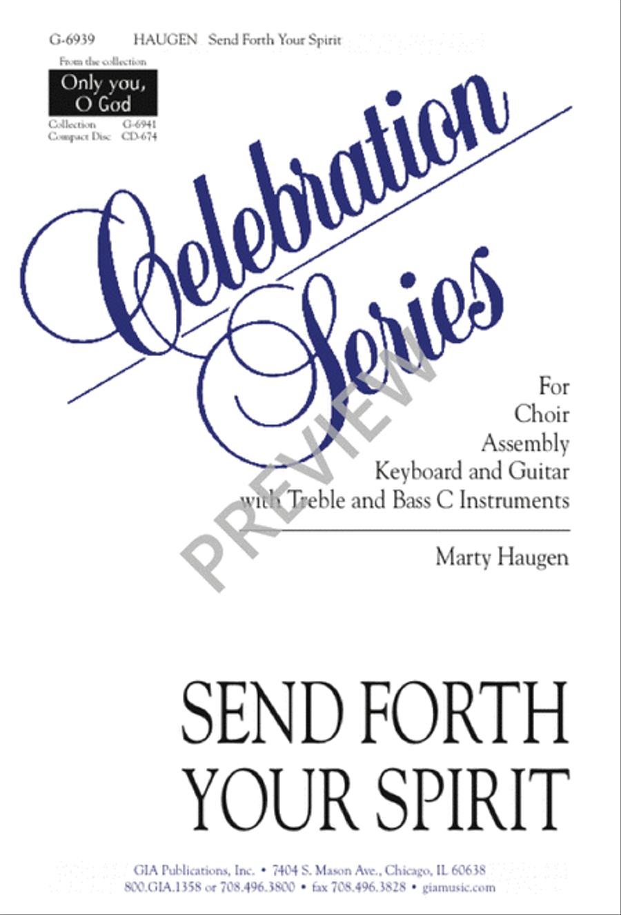 Send Forth Your Spirit Unison Choir scores gallery preview page 1