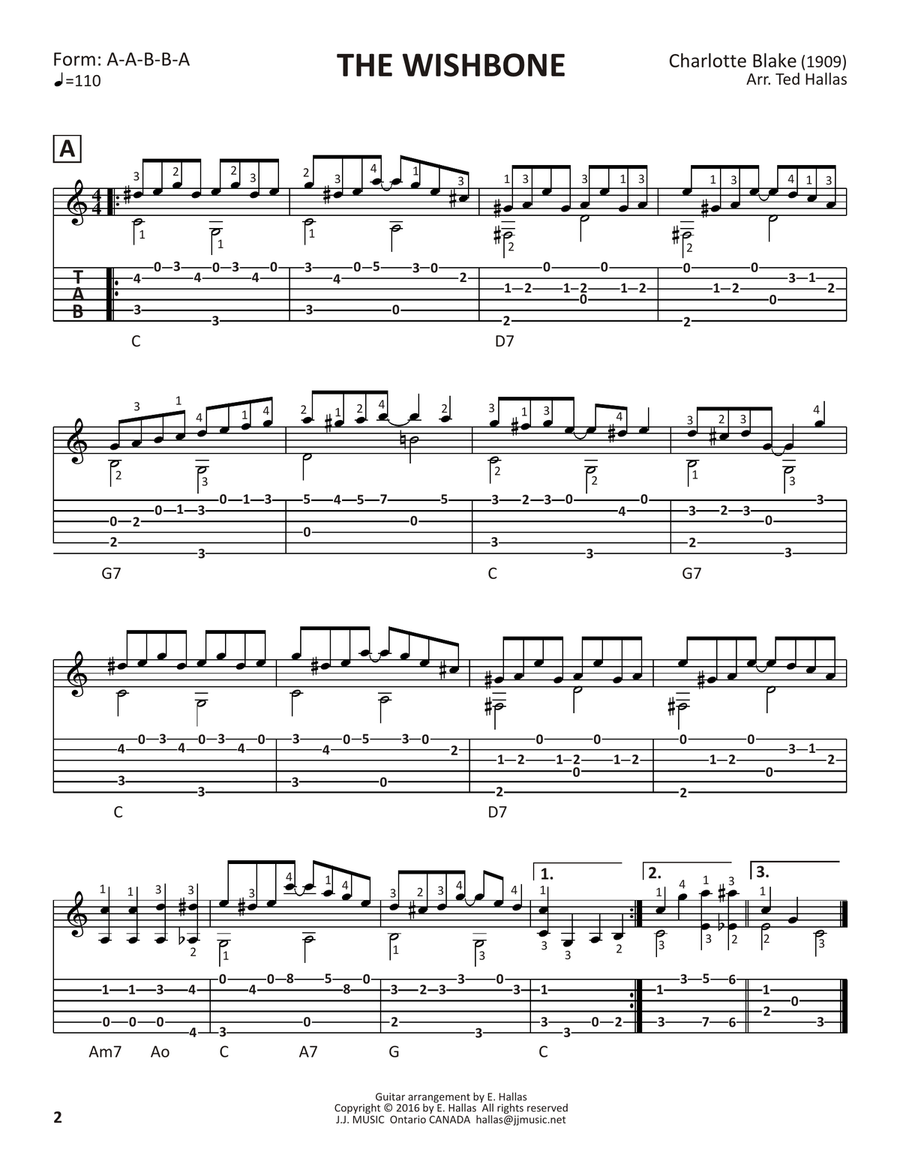 Relaxing with Ragtime Songbook, Volume 1 Guitar Tablature scores gallery preview page 6