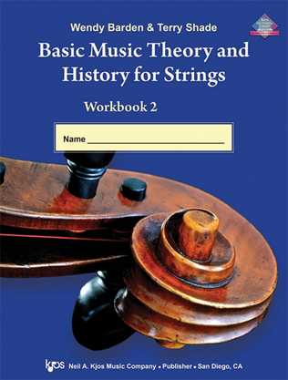 Book cover for Basic Music Theory And History For Strings, Wb 2-Viola