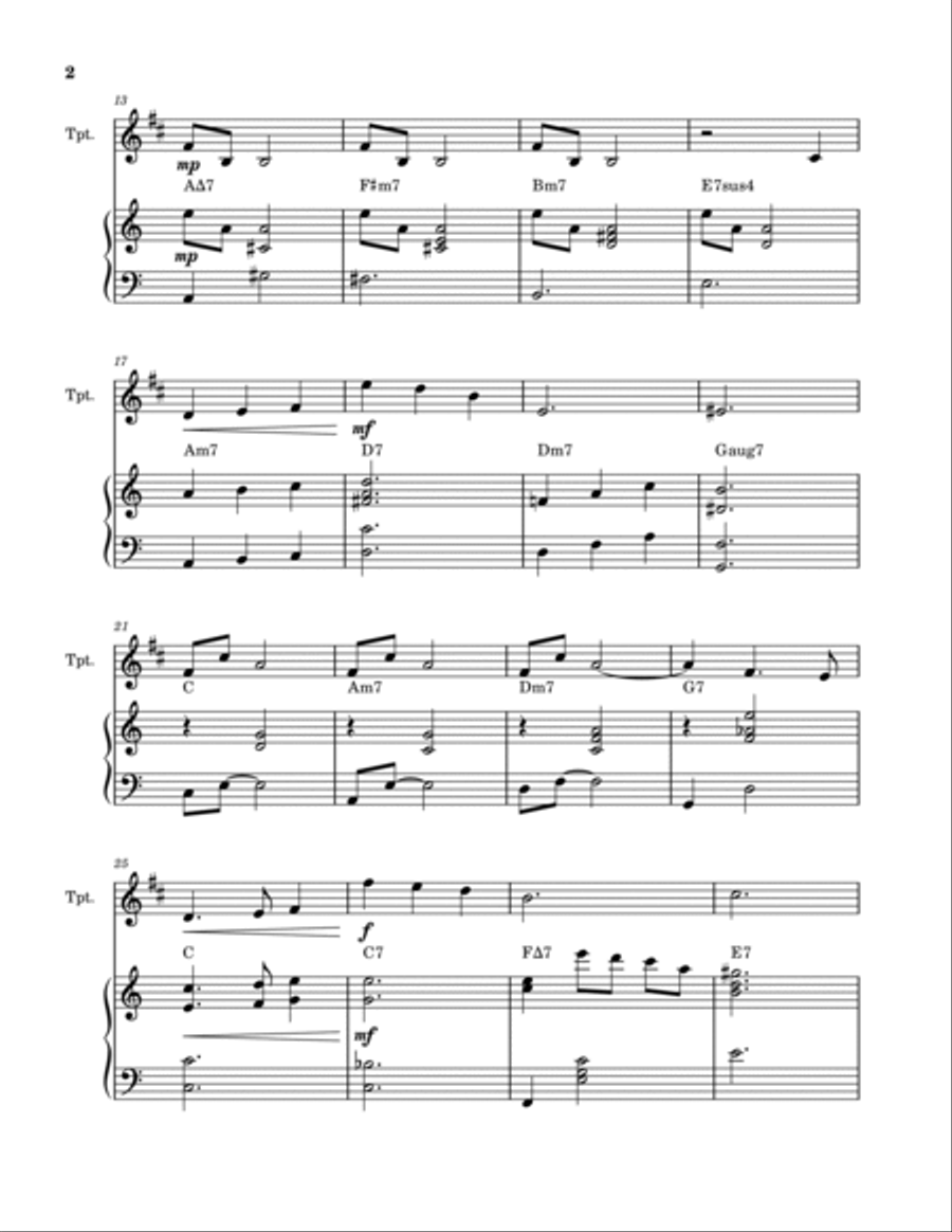 Emily B-Flat Trumpet scores gallery preview page 2