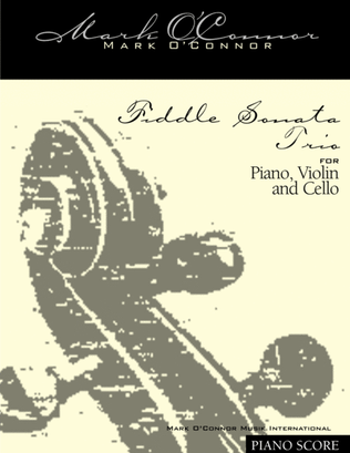 Book cover for Fiddle Sonata Trio (piano score - pno, vln, cel)
