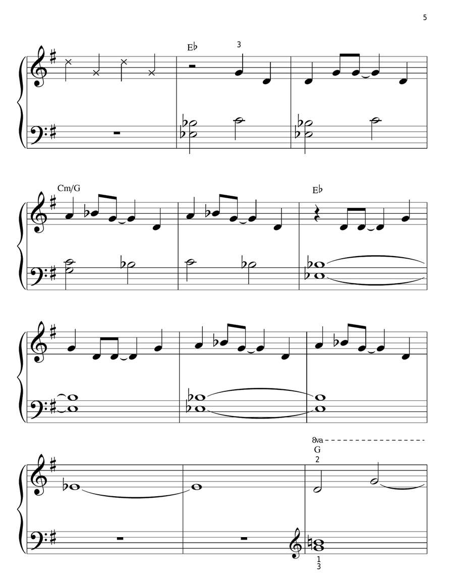Do You Want To Build A Snowman? (from Frozen) Easy Piano scores gallery preview page 5