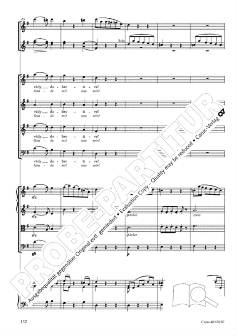 Missa pastoralis bohemica 4-Part scores gallery preview page 145