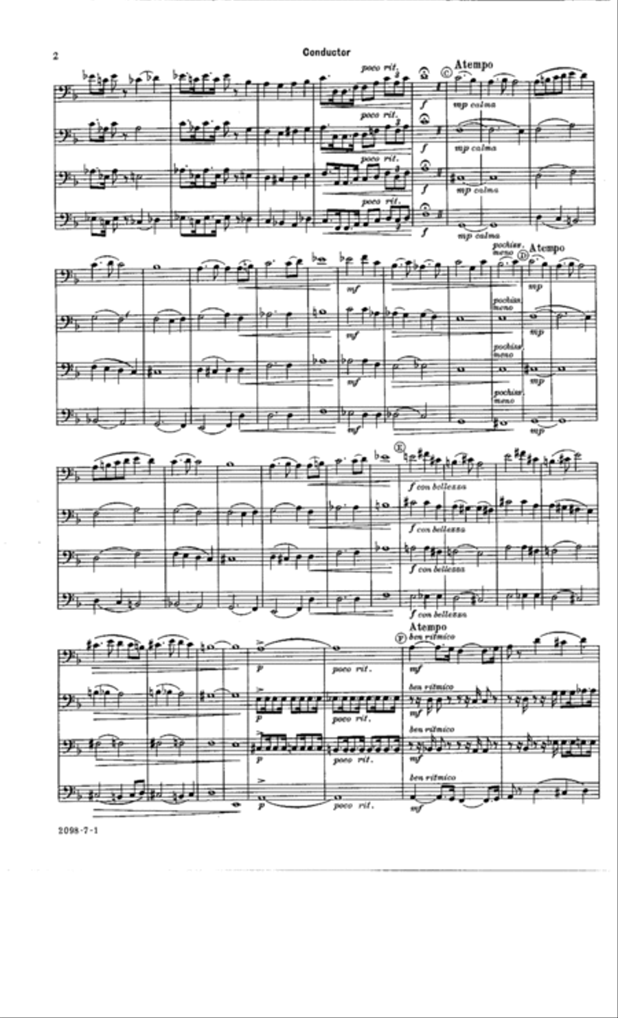 Festival March Festival March Trombone Quartet scores gallery preview page 3