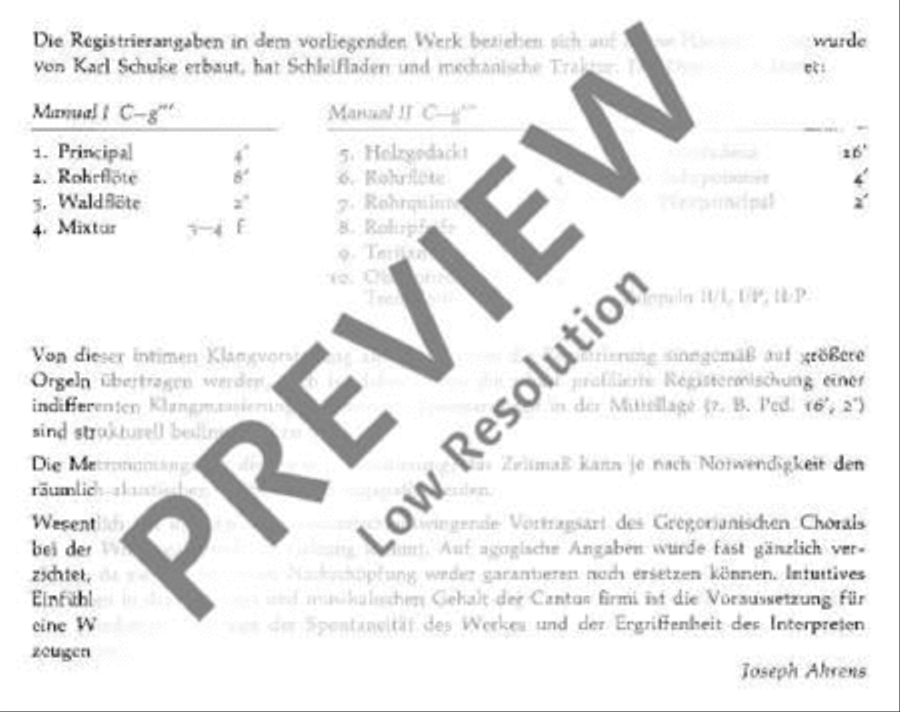 Cantiones Gregorianae pro organo Organ scores gallery preview page 5