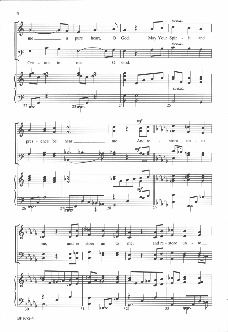 A Willing Heart A Willing Heart 4-Part scores gallery preview page 4