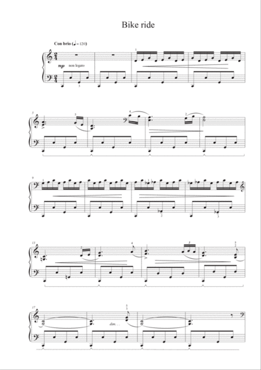 Childhood memories Piano Solo scores gallery preview page 4