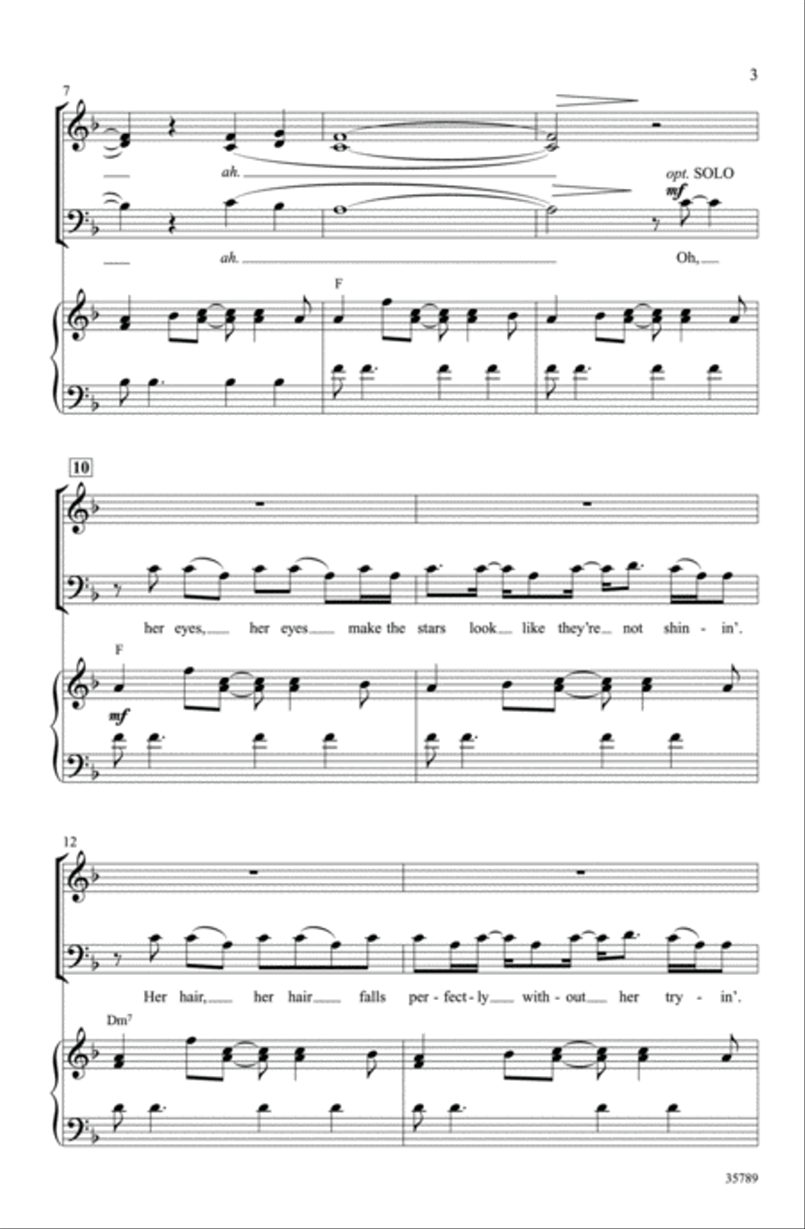Just the Way You Are (Amazing) - SoundTrax CD (CD only) Choir scores gallery preview page 3