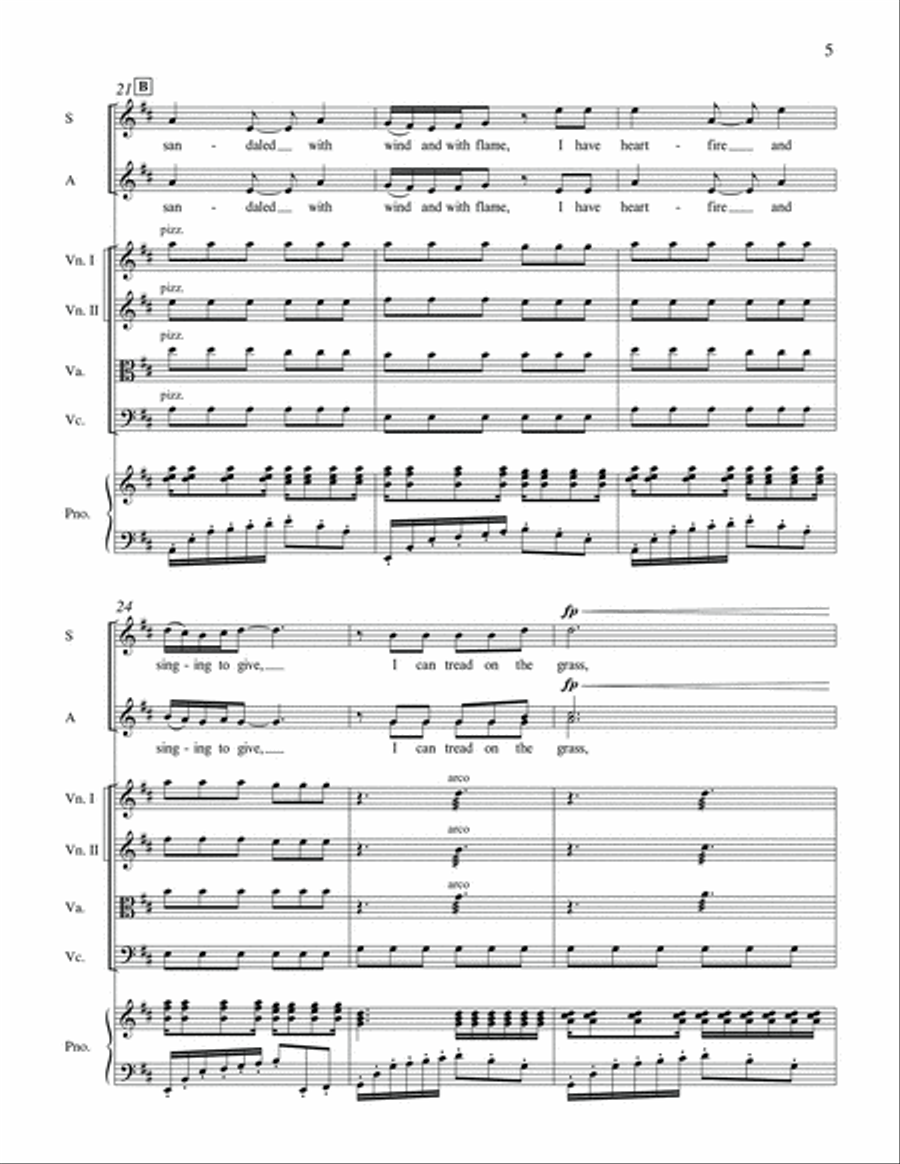 Joy from I Will Sing to the Stars Choir scores gallery preview page 6