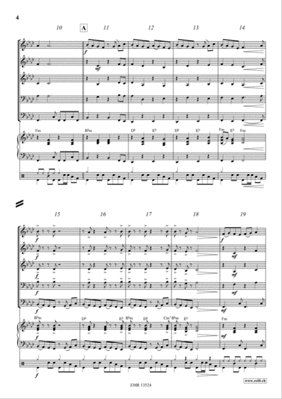Inca Dance Woodwind Quintet scores gallery preview page 4
